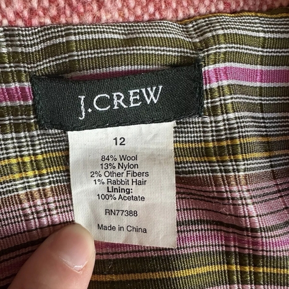 Early J.Crew Wool Blend Robert Noble Jacket Size 12 - Picture 2 of 9